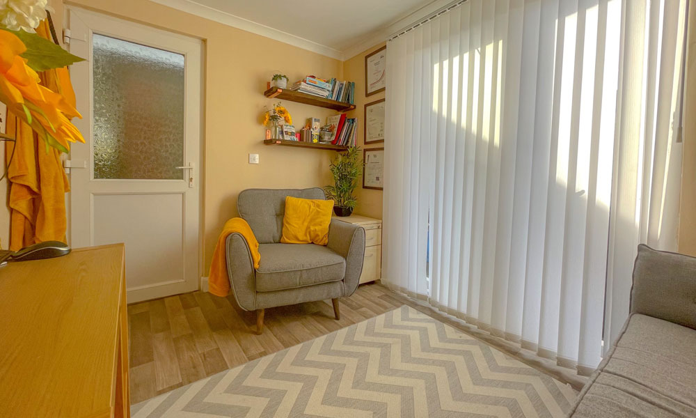 Counselling Room at Zoe Walters Counselling